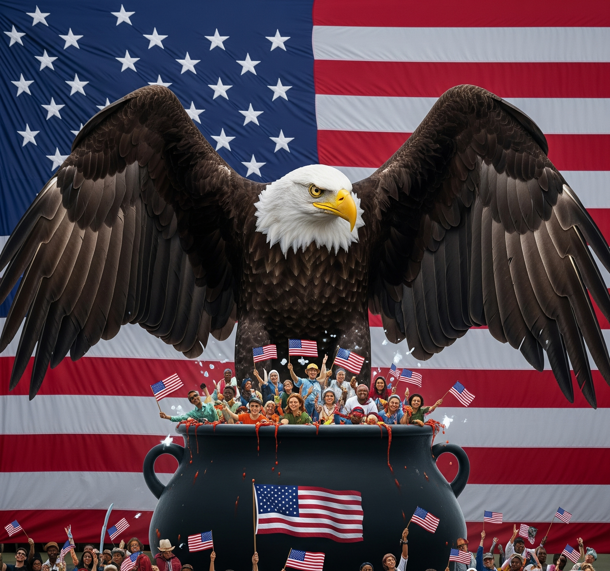 The Fractured Mosaic: Why Multiculturalism Fails and America’s Melting Pot Triumphs Cover Image